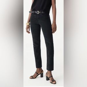 J.Crew Corduroy 9" Vintage Straight Pants Black Size 28